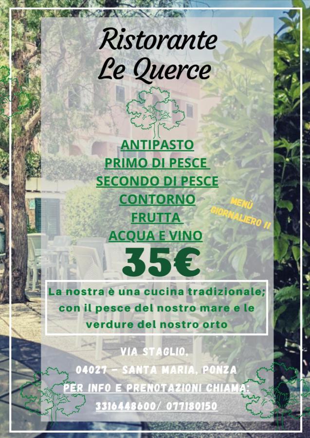 Albergo Le Querce Ponza Kültér fotó